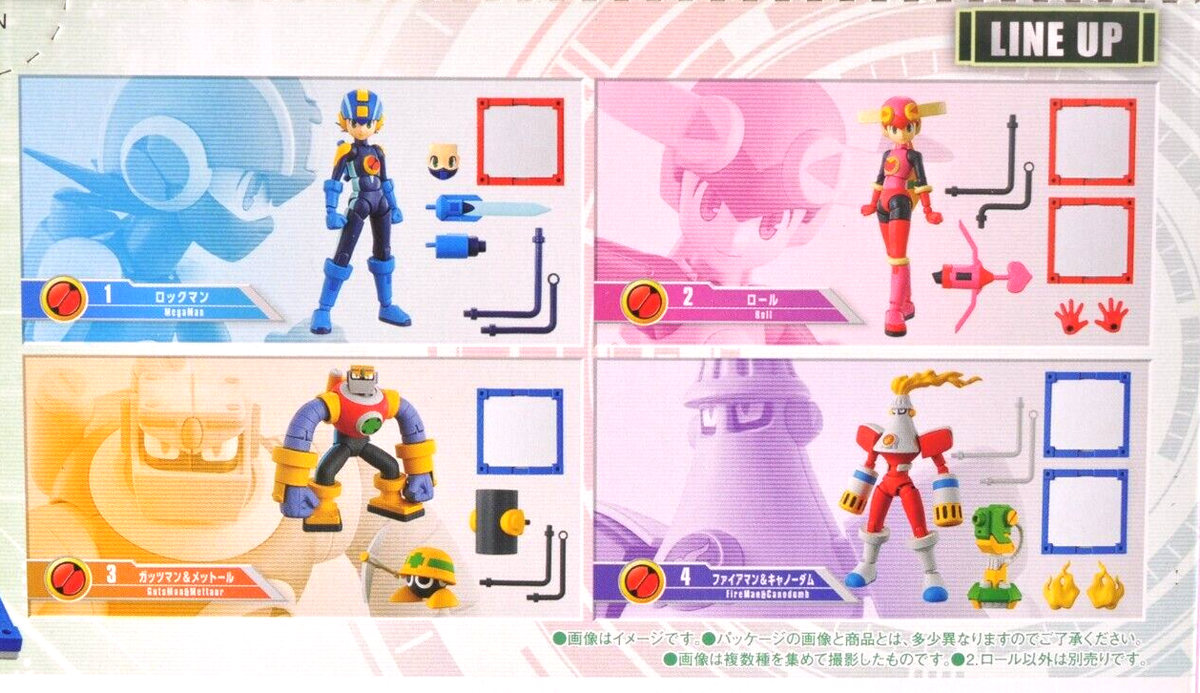 Bandai Shokugan SMP Kit Mega Man EXE 01 #2 Roll Model Kit from