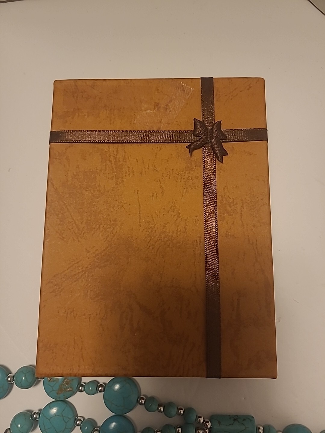 Turquoise Statement Two Row Layered Necklace Adju… - image 11