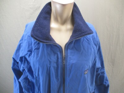 Patagonia Size XL Womens Blue 100% Nylon Full Zip Stand Collar Ski