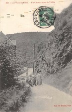 CPA 14 LES VAUX DE VIRE UN CHEMIN DANS LA VALLEE