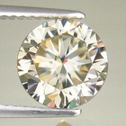 2.20Ct VALUABLE RAREST ! TOP RICH STUNNING FIRE YELLOWISH WHITE MOISSANITE