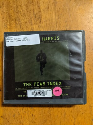 Shelf162E Audiobook~ THE FEAR INDEX UNABRIDGED BY ROBERT HARRIS