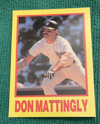 1990 Big League Statz ⚾️ Don Mattingly ⚾️ New York Yankees ⚾️ - Picture 1 of 2