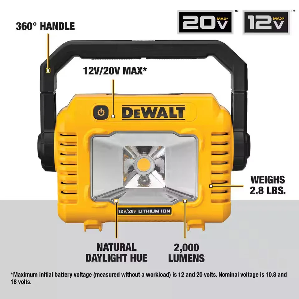 DEWALT 20V MAX Compact Cordless Task Light - Image 2 of 4