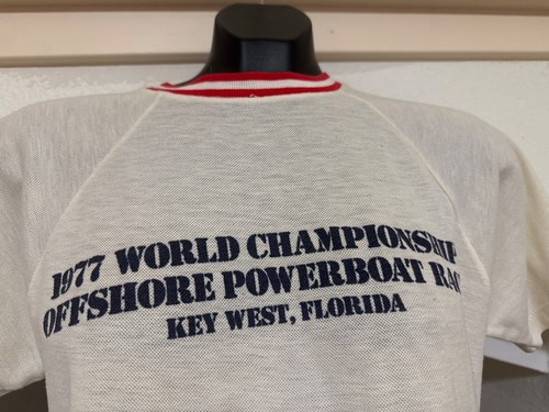 Vintage '77 World Championship Offshore PowerBoat Race KeyWest Shirt TEAM MERCRUISER - Bild 2 von 4