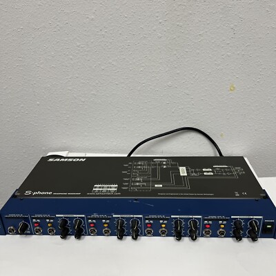 Samson S-Phone 4 Channel Headphone Mixer Amplifier