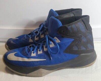 NIKE Zoom Devosion Blue Basketball Sneakers Mens Size US