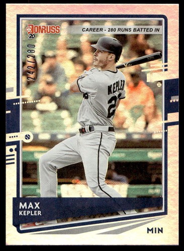 2020 Donruss #141 Max Kepler Karriere Stat SN280