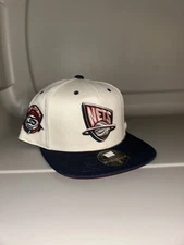 MITCHELL&NESS NBA NEW JERSEY NETS HWC 35TH ANNIVERSARY PATCH FITTED HAT 7 1/4