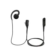 1.5 Wire C-Shape Swivel PTT Mic Earpiece for Motorola Radios XPR3300, XPR3500e