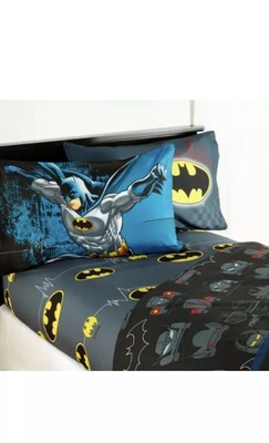 Kids Bed Sheet Bedding Set Batman Twin Size Bedroom 3 Pieces Toddler Boys New 73558722311 Ebay