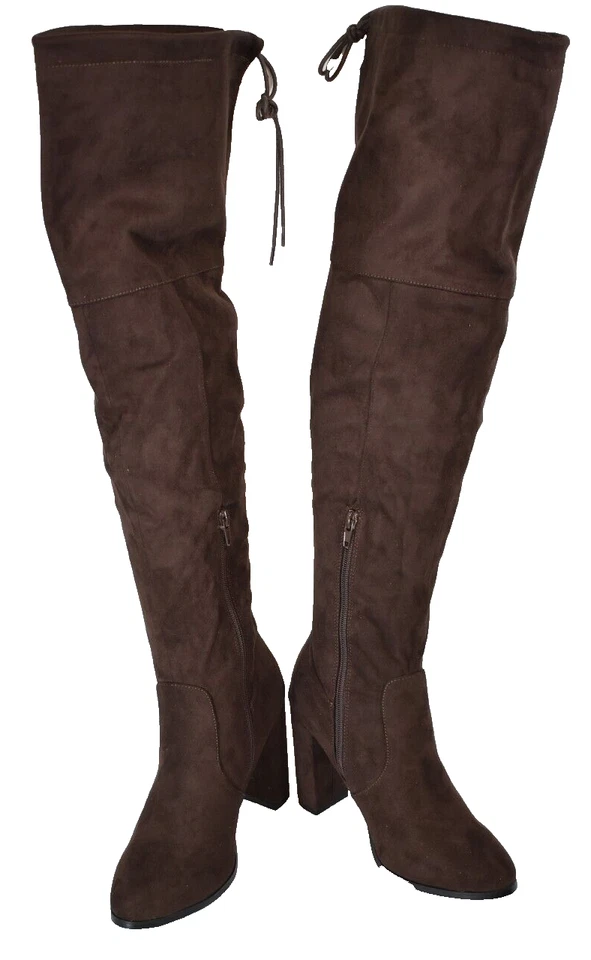 Mujer N.Y.L.a. Bota de Invierno Olygmagen Marrón Gamuza 8 M Nueva en Caja Foto 3 de 4