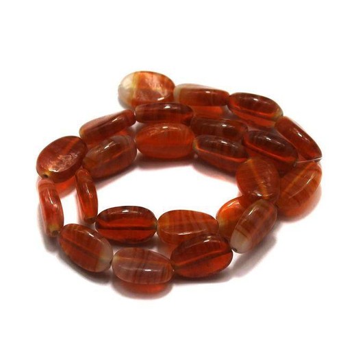 1 string of Glass Oval Beads Double Tone 20x12mm - Picture 41 of 54