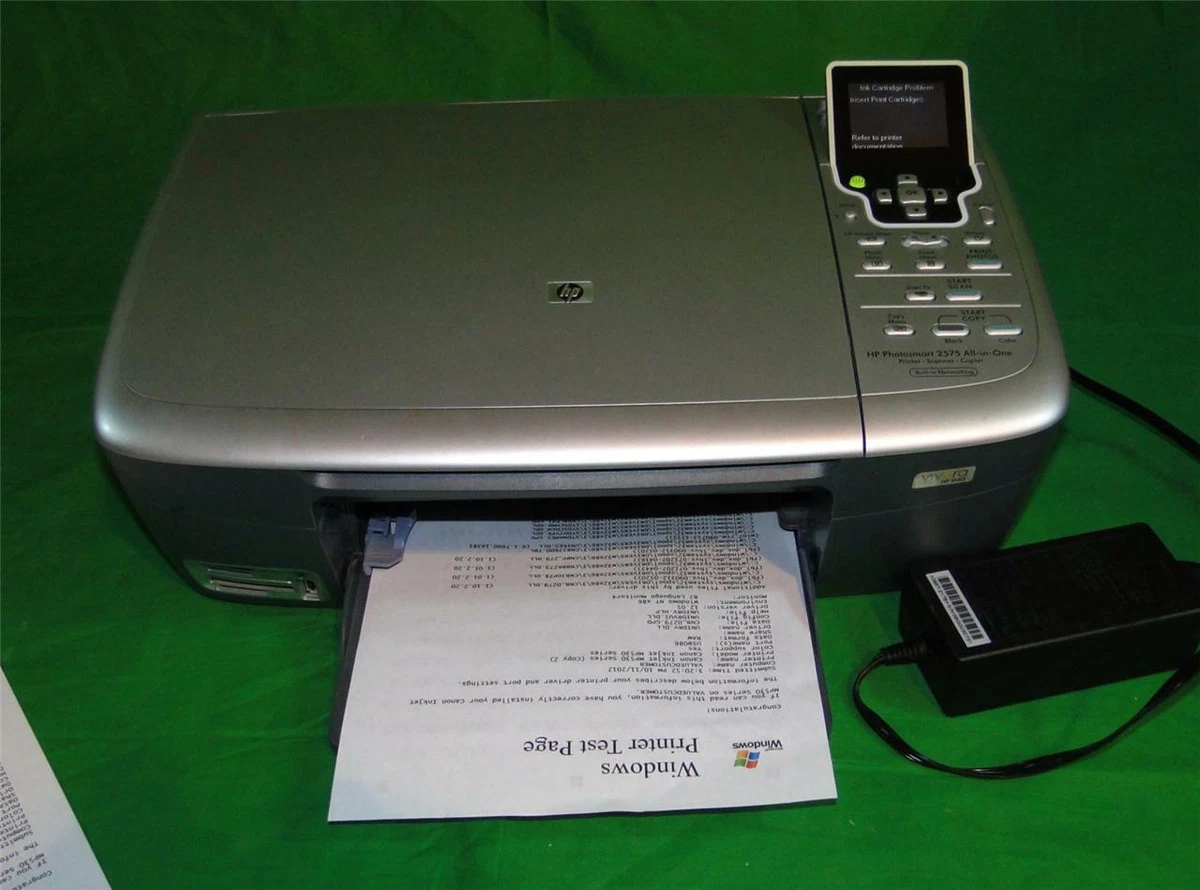 HP Photosmart 2575 All In One Inkjet Printer