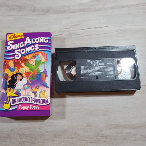 Disney Sing Along Songs Topsy Turvy Hunchback of Notre Dame VHS 1996 Classic - Picture 5 of 6