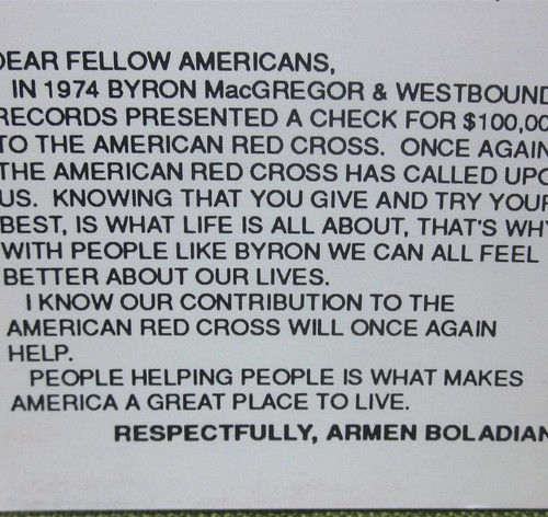 BYRON MacGREGOR Americans spoken word CD w/ Detroit Symphony Orchestra 1974 - Bild 3 von 3