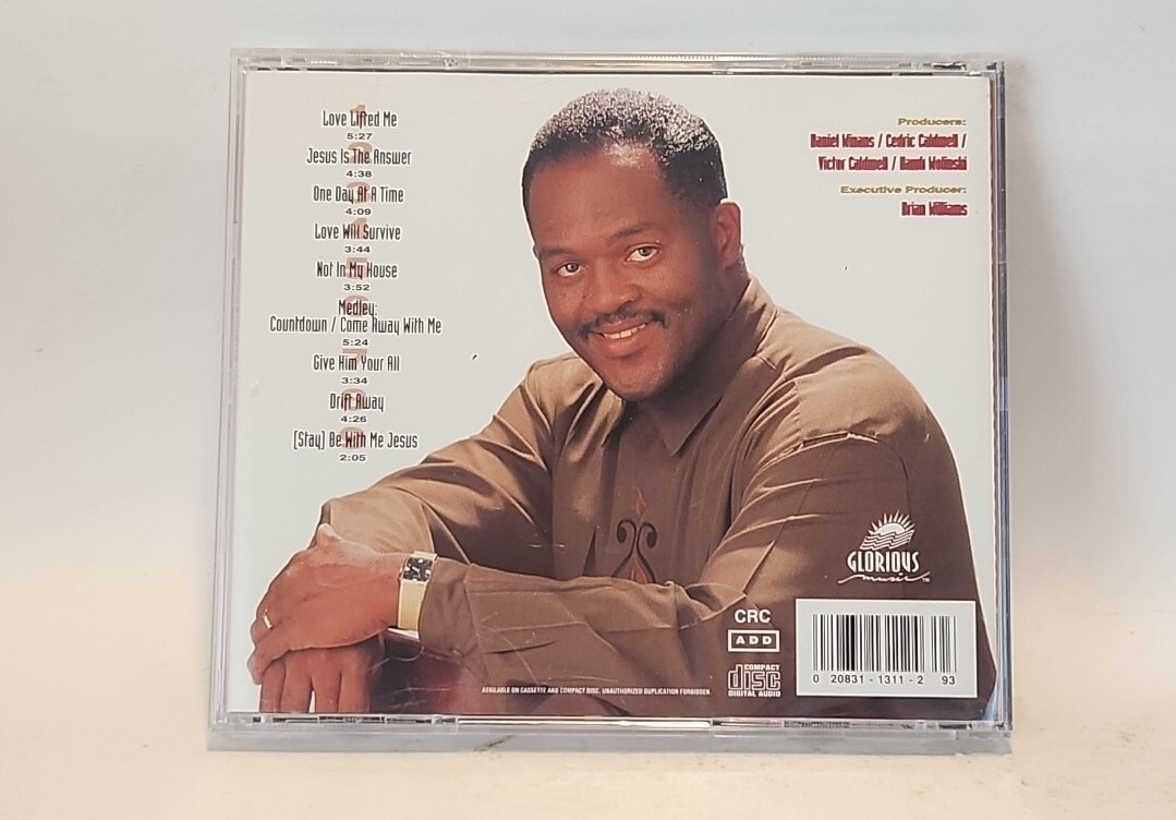 Daniel Winans Not In My House CD Glorious 1994 [Gospel] CRC w1