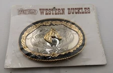 Vintage Tex Tan Western Buckle Sealed 