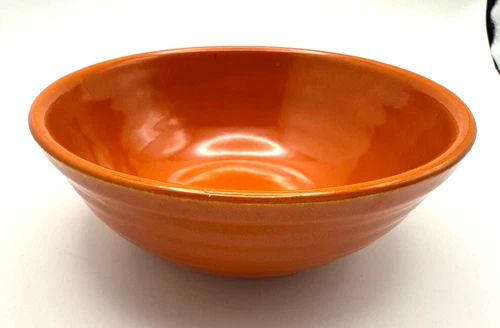 RARE - Vintage Bauer Pottery Orange 5" Cereal Bowl Ring - EXCELLENT CONDITION