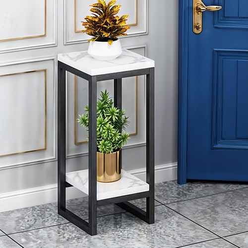 2 Tier Flower Plant Pot Stand Display Shelf Unit Metal Holder Indoor Garden Deco - Picture 39 of 46
