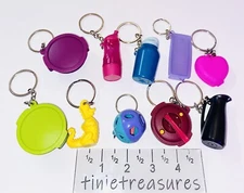 Tupperware keychain set 10 Steamer fridgesmart Coffee Heart Dragon Tinie