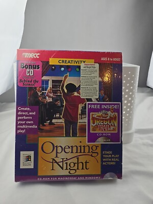 Opening Night Bonus W/ Bonus (CD) Oregon Trail By Creativity  MECC  New Sealed