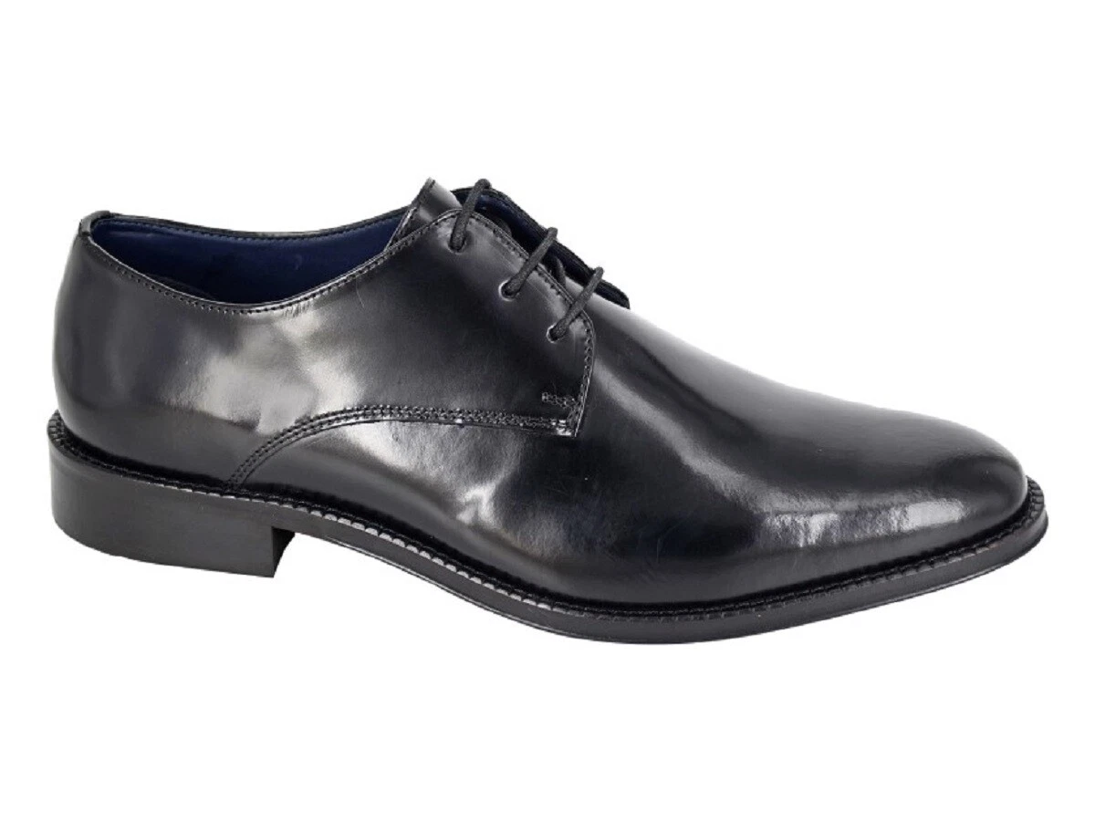 Roamers M690 Men's Leather 3 Eyelet Lace Up Gibson Formal Smart Dress Shoes