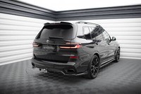 Mittlerer Diffusor Heck Ansatz DTM Look FüR BMW X7 M-Paket G07 Facelift Schwarz