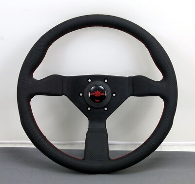 Personal Steering Wheel Neo Grinta 350 mm Black Perforated Leather
