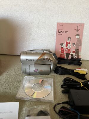 Canon Full Hd Video Camera Ivis (Ibis) Hr10 Ivishr10 (Dvd