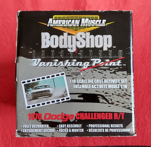 ERTL 1970 Dodge Challenger R/T Vanishing Point Body Shop 1:18 Scale - Picture 5 of 6