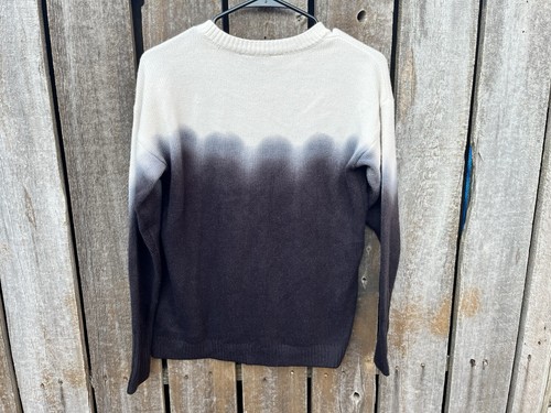 Maglione Pullover Simply Vera Wang Donna Ombre Bianco Grigio Nero Taglia Media - Foto 4 di 5