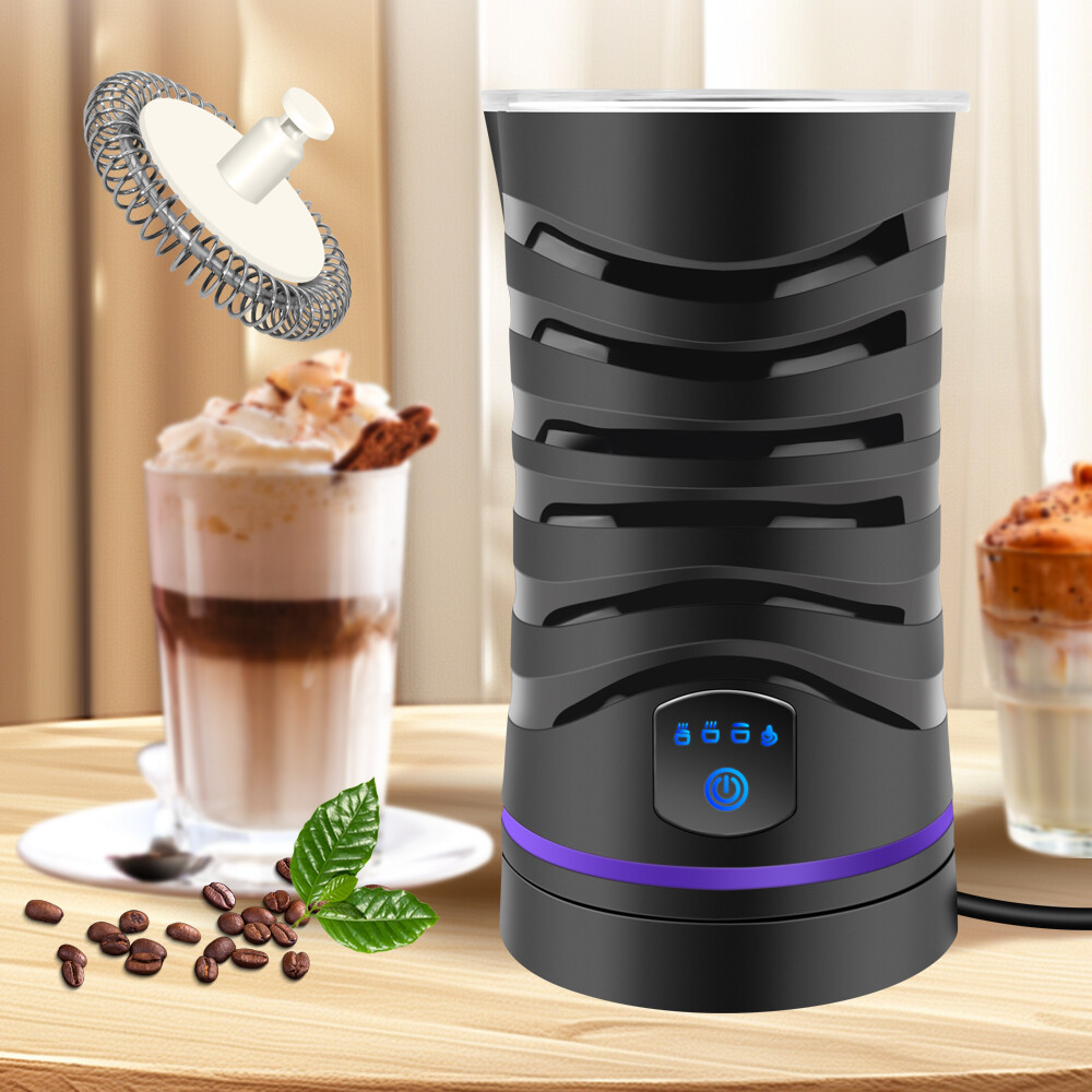 Milk Frother and Steamer 4in1 Electric Coffee Frother Automatic Milk Frothers-image
