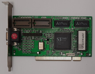 Fastware VC963C PCI Grafikkarte (S3 Trio64V+, 86C765, 1MB, retro, 1996)
