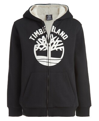 NWT Big Boys Timberland Sherpa Lined Zip Hoodie Multiple colors