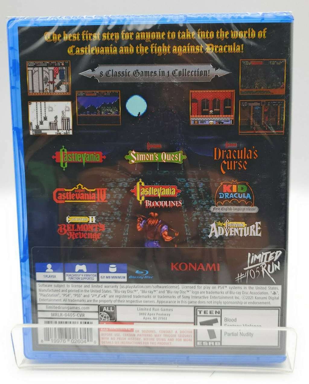 Castlevania Anniversary Collection PS4 (Brand New Factory Sealed US Version) Win