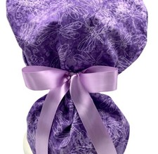 Ponytail Scrub caps for women, surgical caps Handmade 100 cotton. Size fits all