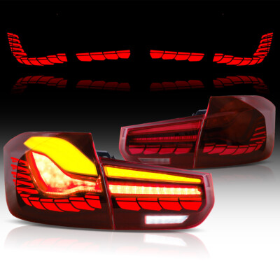 VLAND For BMW M3 Series F30 F35 F80 2012-2018 LED Tail Light W/Startup Animation