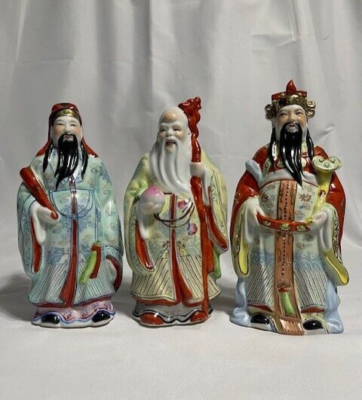 WINGS OF FORTUNE キヨミや様 3点セット 3- Sanxing Chinese Gods of Three Stars- Fu Xing- Lu Xing