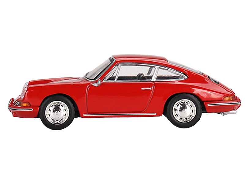1963 PORSCHE 901 SIGNAL RED 1/64 DIECAST MODEL CAR BY MINI GT