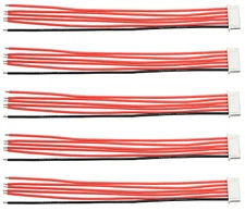 Apex RC Products JST-XH 5S Balance Plug W/ 6" / 150mm Wire Lead - 5 Pack #1083