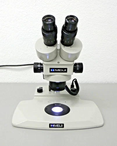 Meiji Stereo Dissection Microscope EMZ-5 w/ PKL-2 Stand, 14x-90x