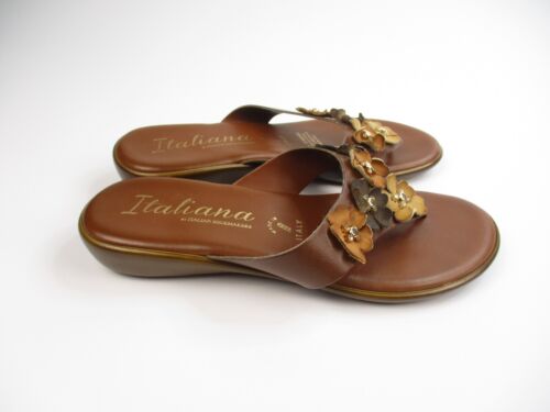 Italiana by Italian Shoemakers Women’s MARREE Flat Sandals Size 7.5 M "NEW" - Picture 2 of 7