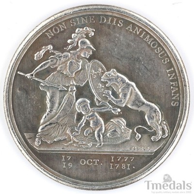 Libertas Americana Medal Replica 1776–1781 Nickel Silver