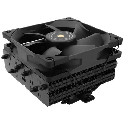 Thermalright SI-100 Black CPU Air Cooler, 6×6mm Heat Pipes, TL-E12B PWM Quiet...