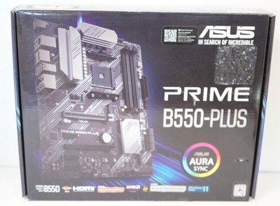 NEW - ASUS Prime B550-Plus AMD Socket AM4 DDR4 ATX Motherboard 90MB14U0-M0AAY0