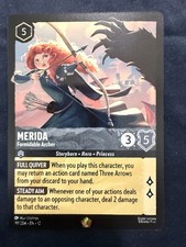 Disney Lorcana Wilds Unknown: Merida Formidable Archer 191/204 NM