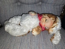 Rare Minty Rushton Tipsy Bunny Rabbit Rubber Face Plush 1956 Beautiful Condition