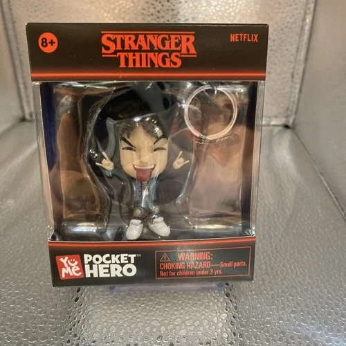 YUME STRANGER THINGS POCKET HERO EDDIE KEY CHAIN