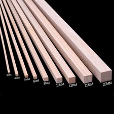 Square Wooden Bar Wood Stick Strips Thick 2 - 20mm for Model DIY Handmade Crafts